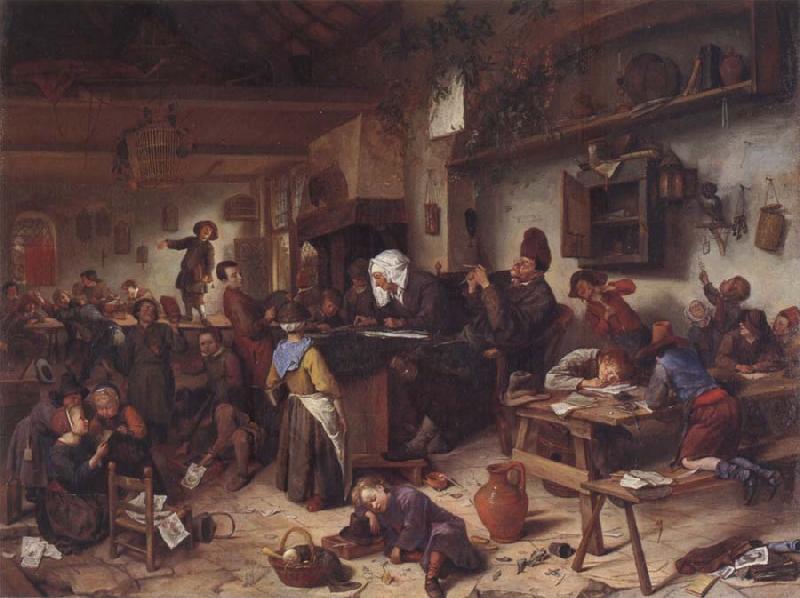 Jan Steen A Shool for boys and girls France oil painting art